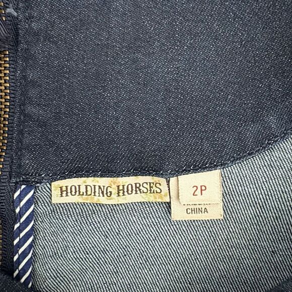 Anthropologie Clara Tie-Front Sheath Size 2P - Picture 10 of 11